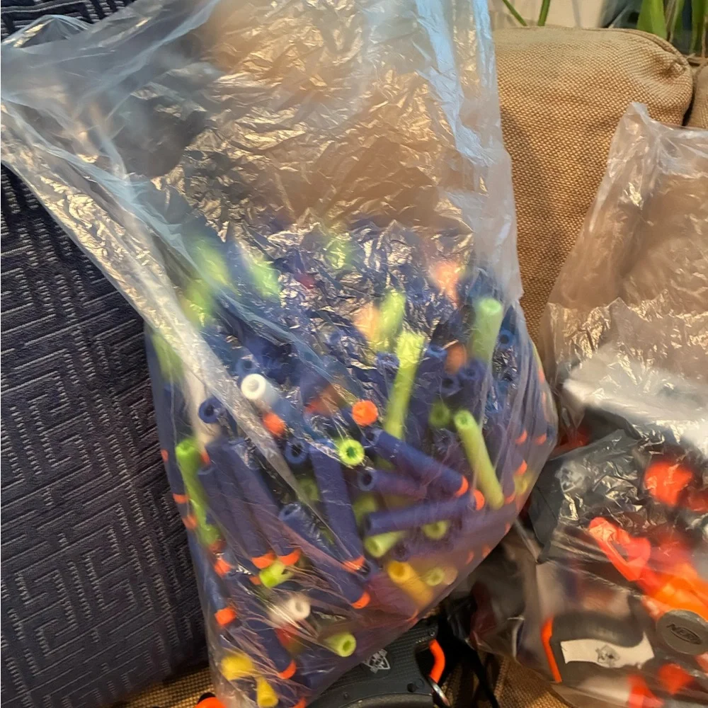 Nerf Arsenal, darts, goggles, mags, and multiple types of guns and attacments. - Picture 4 of 9